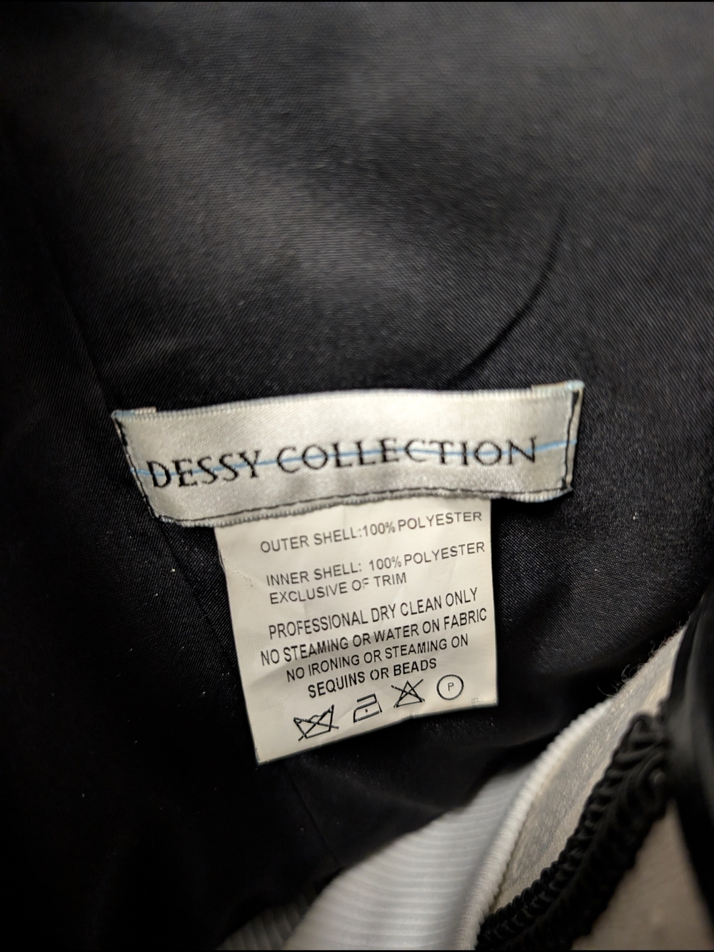 Dessy Collection 2054 Strapless Tulle Midi Dress Wide Convertible Sash Size 10 - Picture 9 of 10